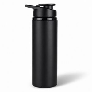 customised Flip Spout Bottle Black