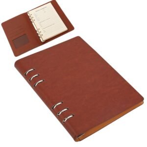 customised Leather Binder Notebook