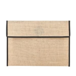customised Jute Zipper Pouch